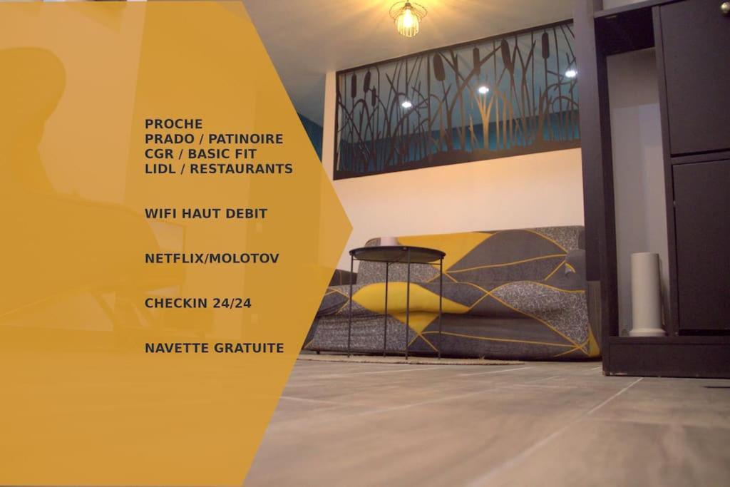 בורז'ה Logement Cosy - Proche Du Prado מראה חיצוני תמונה